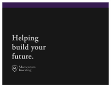 Tablet Screenshot of momentum-investing.com